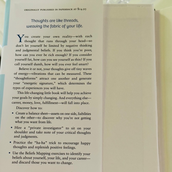 NEW Think Your Way To The Life You Want Hardcover Book Self Help - Picture 2 of 6